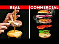 خوشمزه نشان دادن مواد غذایی در تبلیغات با روش های باور نکردنی !