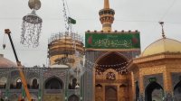 آماده سازی حرم مطهر رضوی در آستانه سال نو