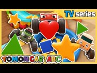 کارتون شهر ماشین های رنگی :  شیرجه به داخل استخر با اشکال هندسی مختلف