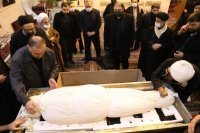 تشییع و خاکسپاری پیکر مرحوم آیت الله علوی گرگانی