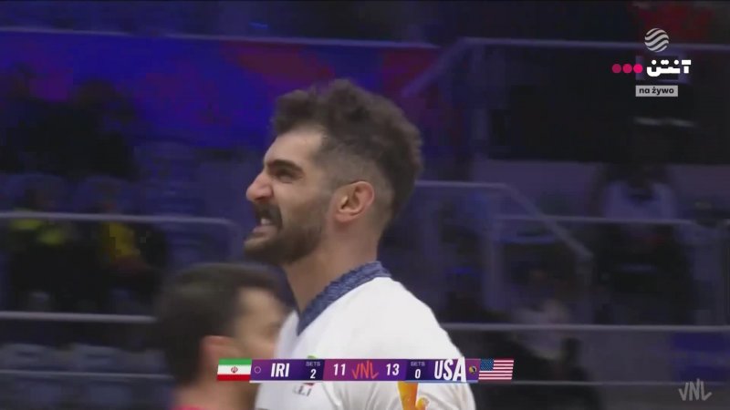 والیبال آمریکا - ایران (گزارش امیر توسلی)