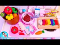 برنامه کودک آشپزی با خمیر بازی - عروسک بازی دخترانه