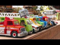 فیلم ماشین اسباب بازی - ماشین بازی کودکانه با انواع ماشین سنگین